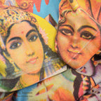 ~1990's CAL CRU HINDU GOD ALL OVER PRINT T-SHIRT ... XL
