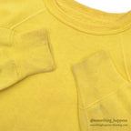 1960's YELLOW BLANK SWEAT SHIRT...