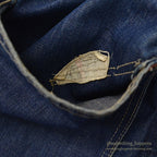 1940's PAYDAY WW2 DENIM COVERALL / DARK...