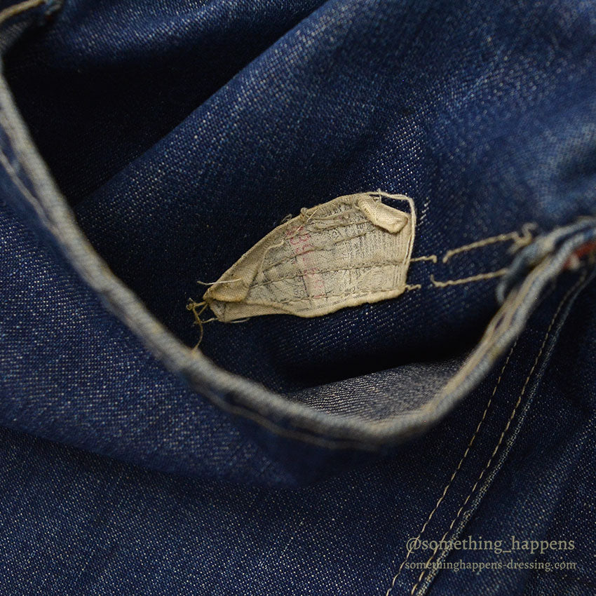 1940's PAYDAY WW2 DENIM COVERALL / DARK...