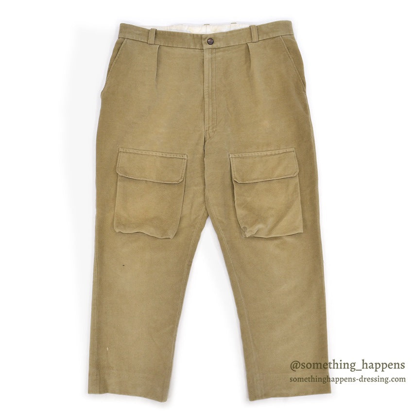 1980's~ ORVIS MOLESKIN WORK PANTS / UNUSUAL POCKETS ... W36