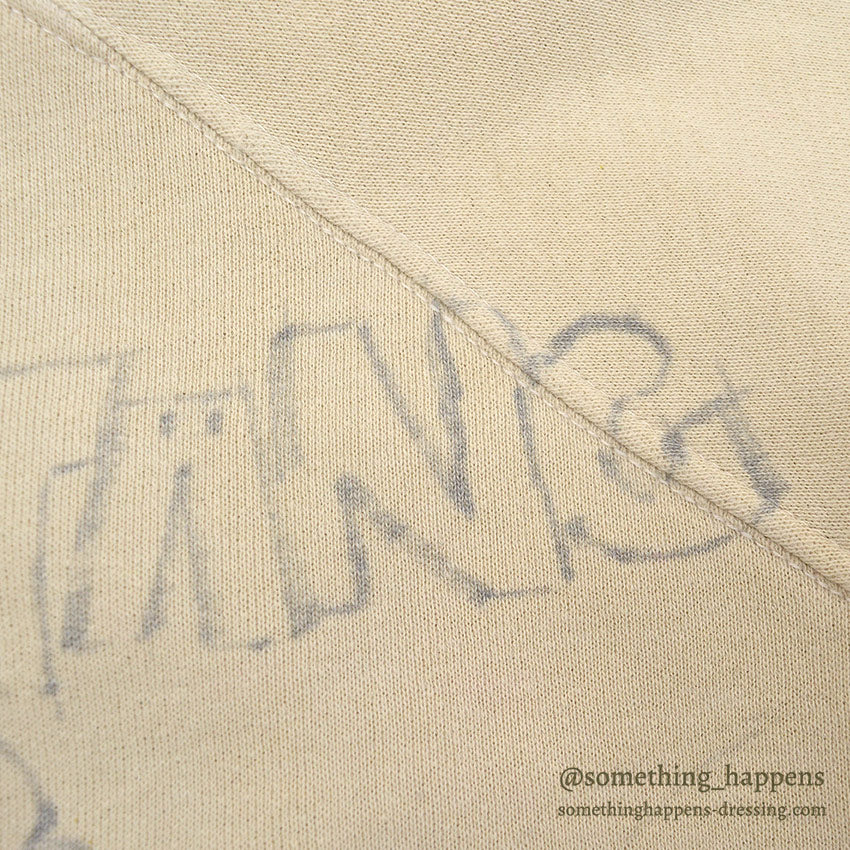 1960's MIGHTY MUSTANG HAND DRAWING SWEAT SHIRT...