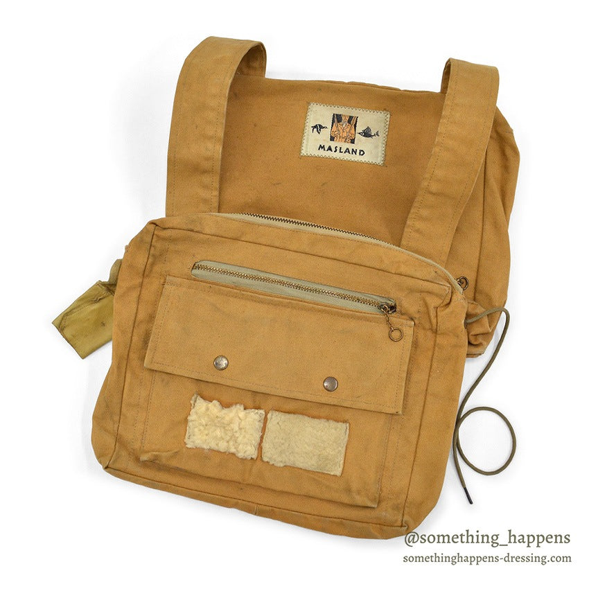 1950's MASLAND CHEST PACK FISHING VEST...