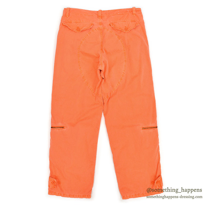 1990's~ POLO RALPH LAUREN PARACHUTE PANTS / ORANGE  ... W33/L30