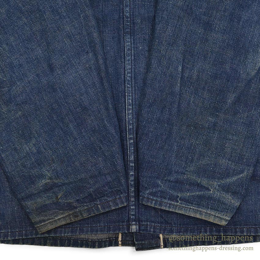 1940's CARTER'S WW2 DENIM COVERALL / TWO-POCKET, DARK...