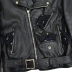80's GREGORY & SONS rider's jacket, slubby pattern...
