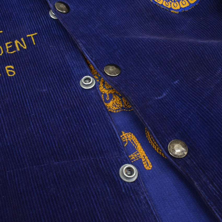 40's FFA embroidery button front jacket, rare... 42