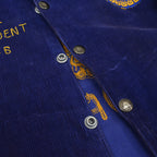 40's FFA embroidery button front jacket, rare... 42