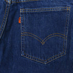 70's Levi's 646 Single Pants, Stamped Pocket Lining, Dark Navy Blue... W32 x L30
