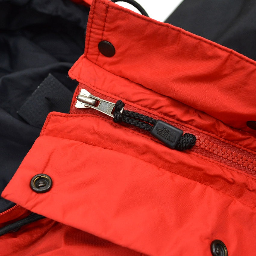 90's THE NORTH FACE Mountain Light Jacket, Red x Black...