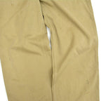 1940s US ARMY M-1943 Khaki Chino Pants with Gas Flap... W32 x L31