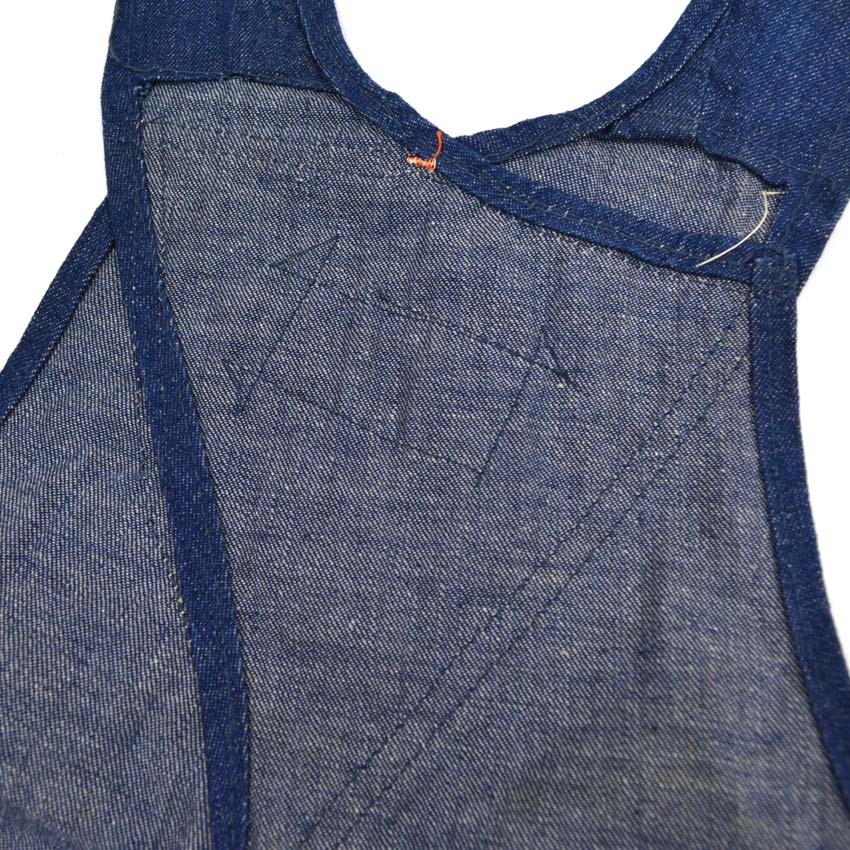 50s- Old Kentucky Denim Overalls, One Wash... W38 x L29