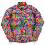 1970's GERRY HIPPIE FLOWER PATTERN ALL OVER PRINT DOWN JACKET...