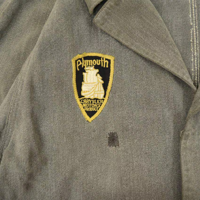 1940's ANDERSON CHRYSLER MOTORS COVERT MECHANIC COAT... 44