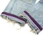 1960's Lee 101-Z HIPPIE ART PATCHWORK DENIM PANTS... W32 L30