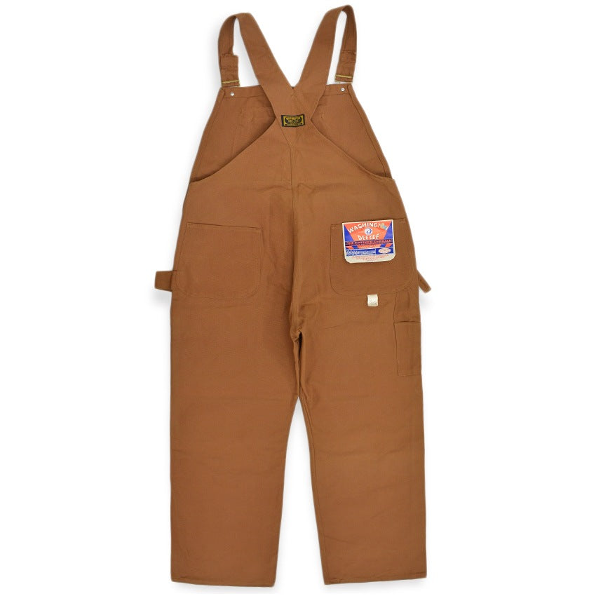 1960's~ DEADSTOCK WASHINGTON DEE CEE BROWN DUCK OVERALL...W42 L32