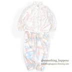 1980's~ adidas ART DOUBLE LAYER JOGGER PANTS...L