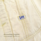 1950s Lee off-white double knee and apron overalls... W39/L28