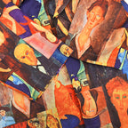 1970's MOJORCA Amedeo Modigliani ART PRINT S/S SHIRT ... L