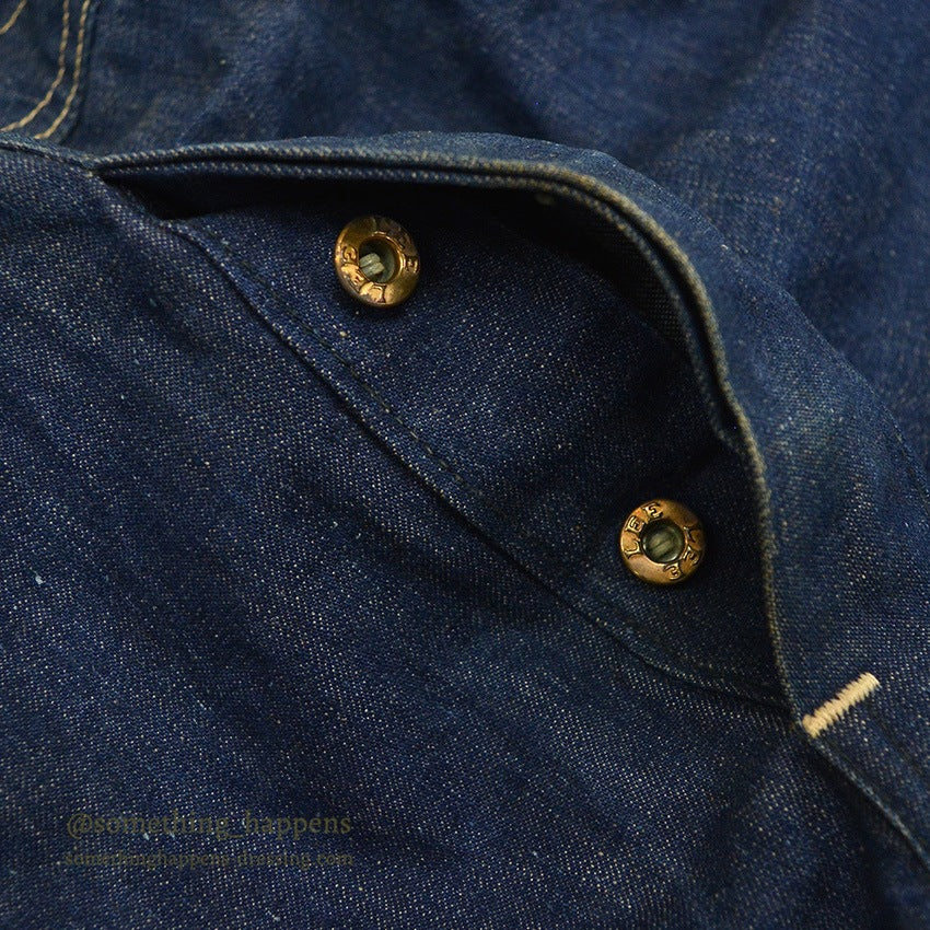 1950's Lee 91-SB DENIM OVERALL DARK ... W37/L30