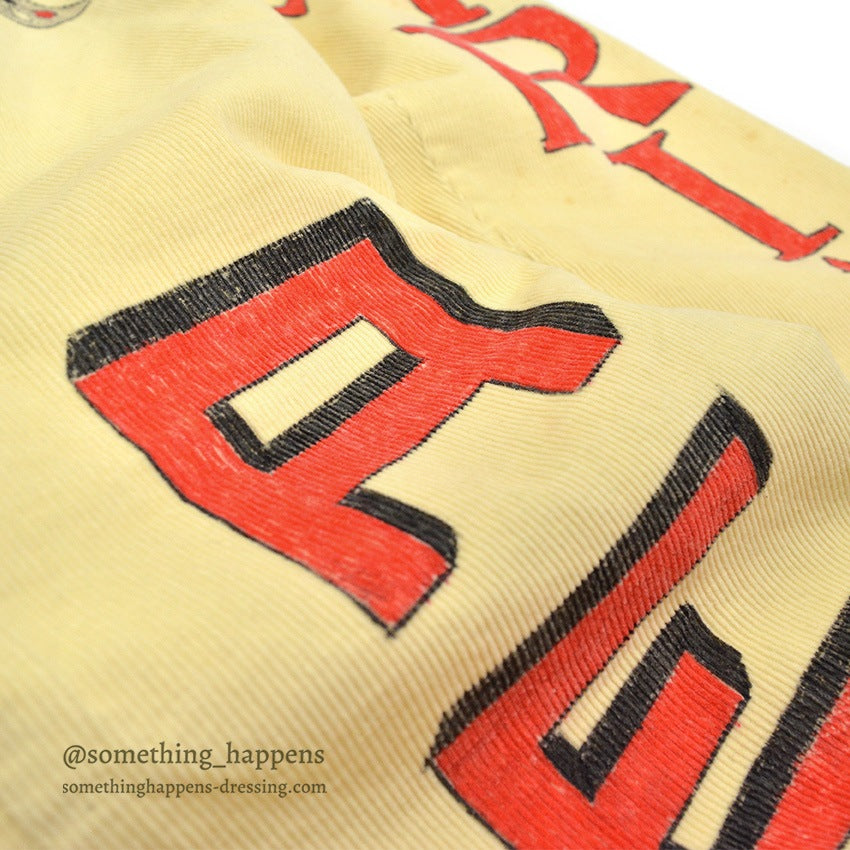 1960's PURDUE UNIVERSITY SENIOR CORDS HAND PAINTED PANTS TRIANGLE... W31/L30