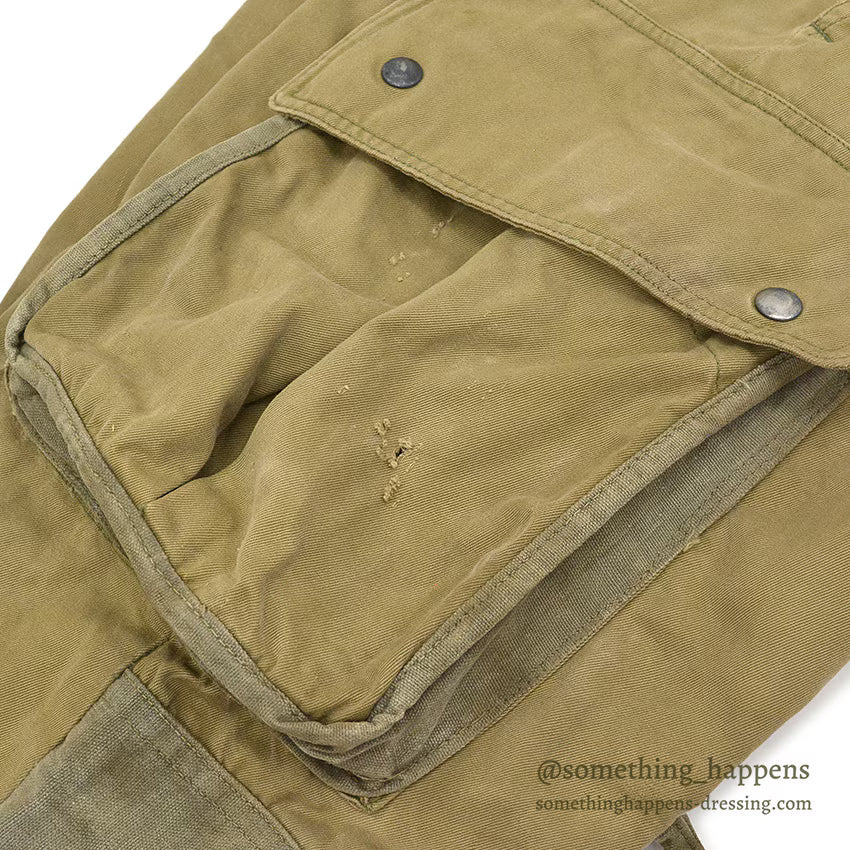 1940's USARMY WW2 M-1942 AIR BORNE JUMP TROUSERS D-DAY MODIFIED... W32/L31