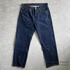 1970's Levi's 501 66 early period DENIM PANTS DARK... W32/L27