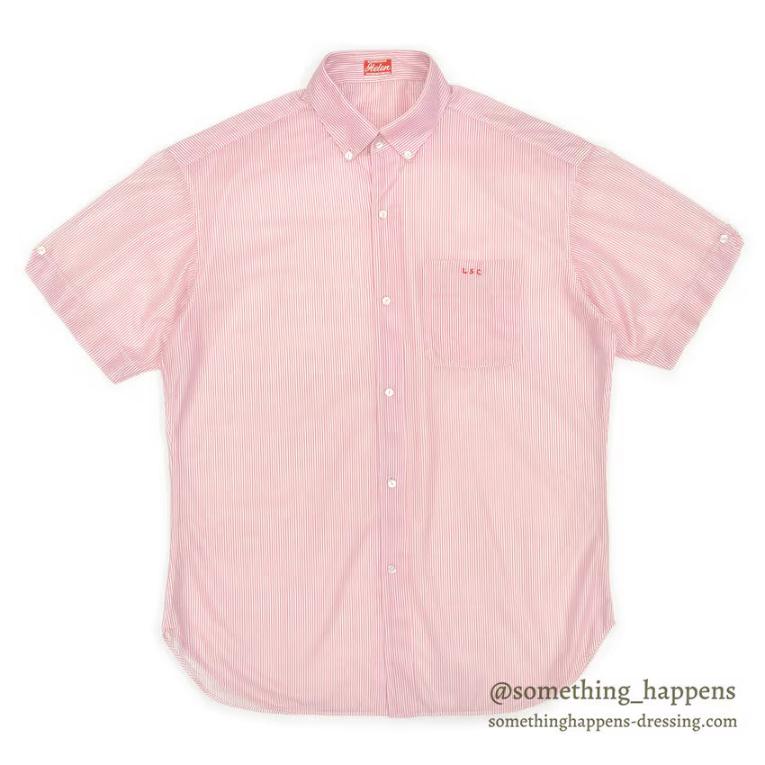 1960's~ Helen SOUTH VIETNAM SOUVENIR S/S SHIRT RED STRIPE ...