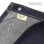 1970's DEADSTOCK RUGGED DENIM OVERALL... W36/L34