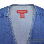 1990's BANANA REPUBLIC DENIM PHOTO JOURNALIST VEST...L