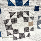 ANTIQUE CALICO PATCHWORK QUILT SUPER CLEAN... 197cm/193cm