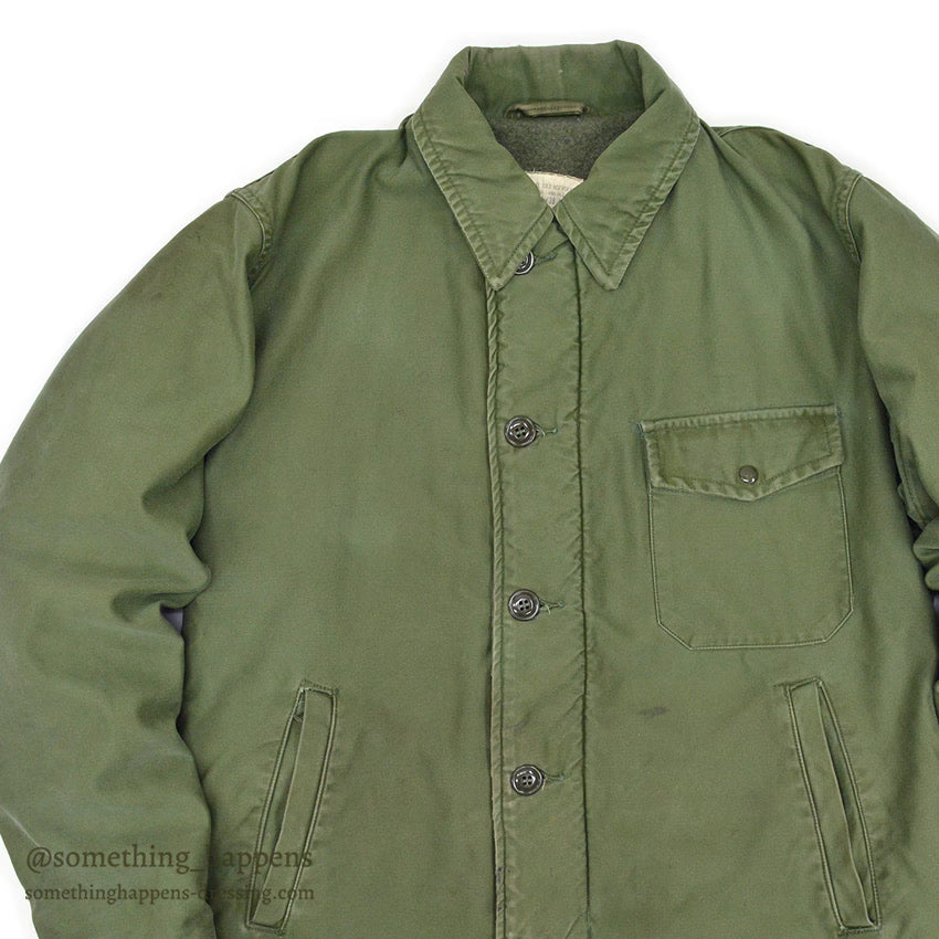 1960's U.S.NAVY A-2 DECK JACKET TYPE EARLY ... MEDIUM