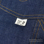 1960's DEADSTOCK KEY WORK CLOTHING DENIM PAINTER PANTS... W36/L34