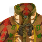 1920's PENDLETON INDIAN BLANKET COAT CHIEF BROWN ...