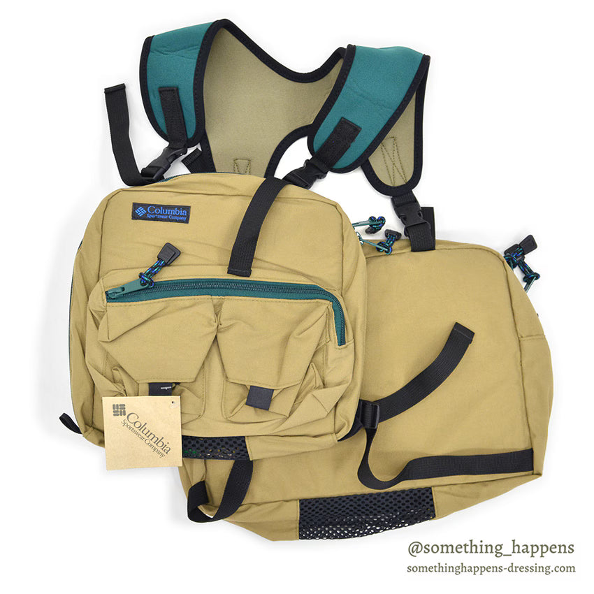 1990's DEADSTOCK COLUMBIA FORE & AFT PACK FISHING VEST...