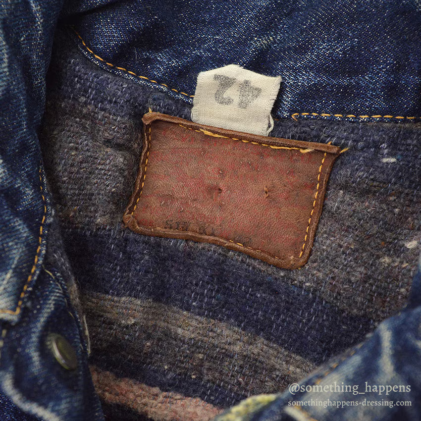 1950's LEVI'S 517XX TYPE2 BLANKET DENIM JACKET ... 42
