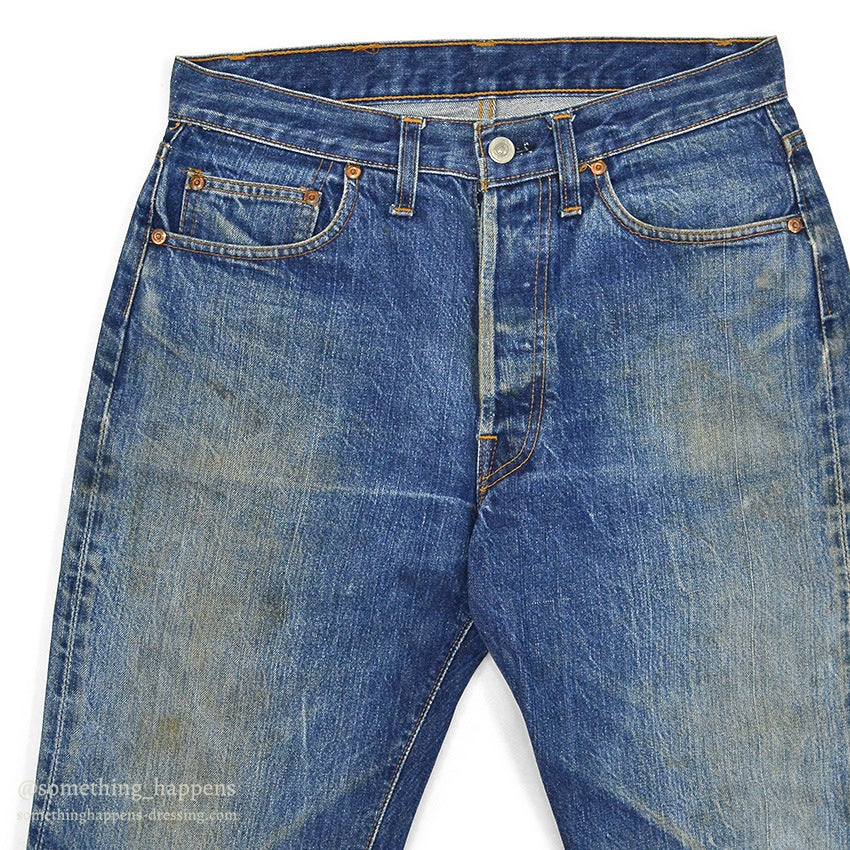 1960's SEARS INDIGO DENIM PANTS...W31/L30