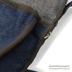 ~1940's AMERICAN RED CROSS DENIM SHOULDER DITTY BAG...