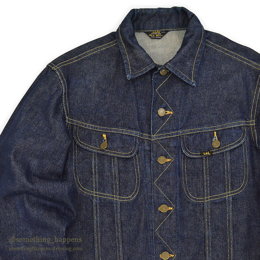 1960's Lee 101-J DENIM JACKET DARK... 38 REG