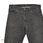 1980's Levi's 505 BLACK STRIPE DENIM PANTS... W36/L28
