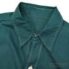 1930's~ DEADSTOCK COLOR PLAIN SHIRT...
