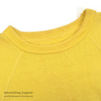 1960's YELLOW BLANK SWEAT SHIRT...