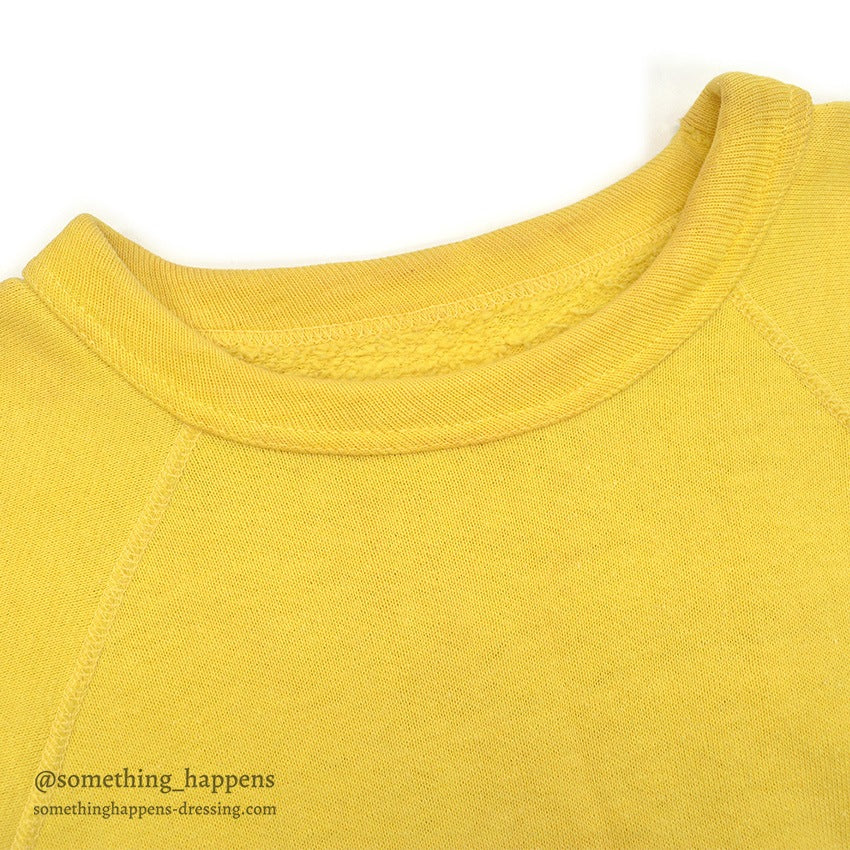 1960's YELLOW BLANK SWEAT SHIRT...