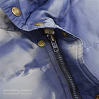 1980's REI DOWN VEST NAVY / SUN FADED ... L