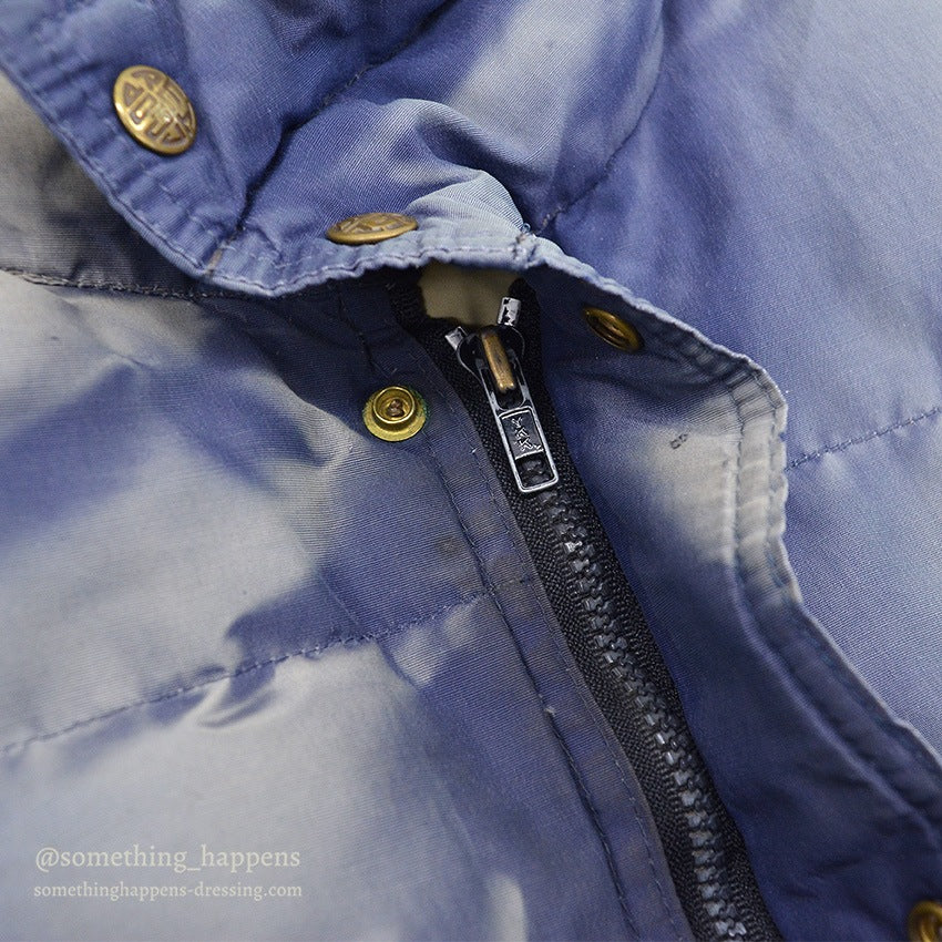 1980's REI DOWN VEST NAVY / SUN FADED ... L