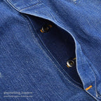 1940's CAN'T BUST'EM WW2 DENIM OVERALL / UNUSUAL DETAIL ... W36/L29