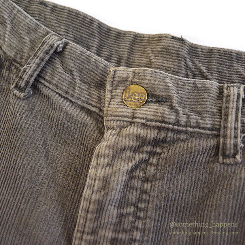 1960's Lee Leens CORDUROY PANTS / TAPERED LEG ... W36/L29