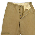 1940's Lee BROWN TWILL WORK PANTS ... W31/L32