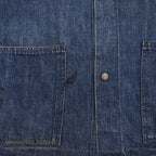 1940's CARTER'S WW2 DENIM COVERALL / TWO-POCKET, DARK  ...