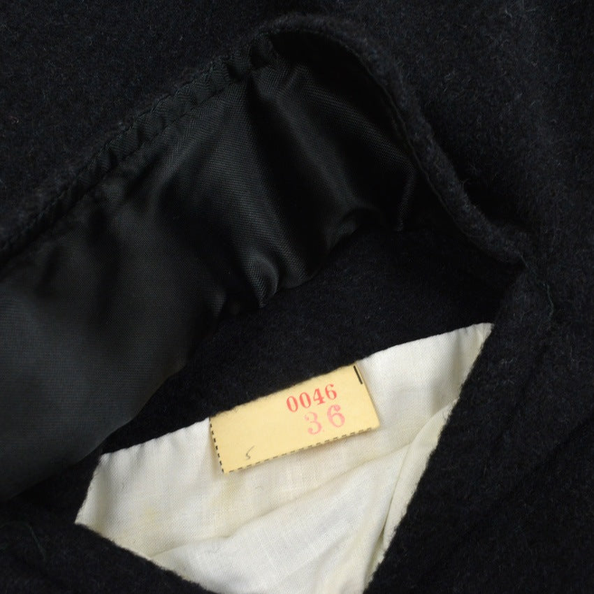 50's Rich Sher Single-Breasted Gangster Coat, Black!!... 36